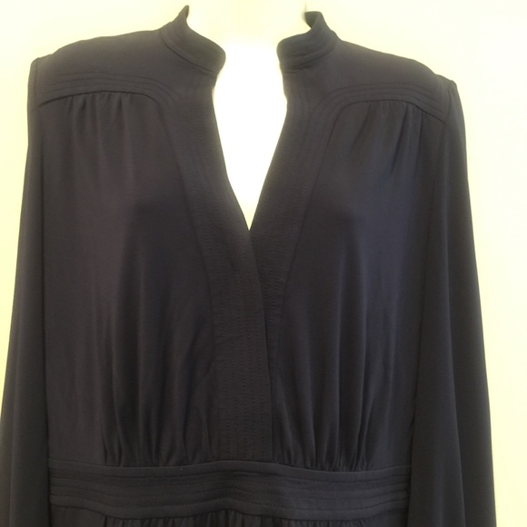 Tory Burch Navy Blue Valentina Tunic Dress Size M - Picture 6 of 8